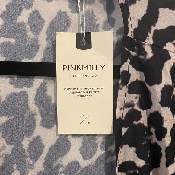 NWT Pink Milly Leopard Print Duster - Size Small - Picture 5 of 6
